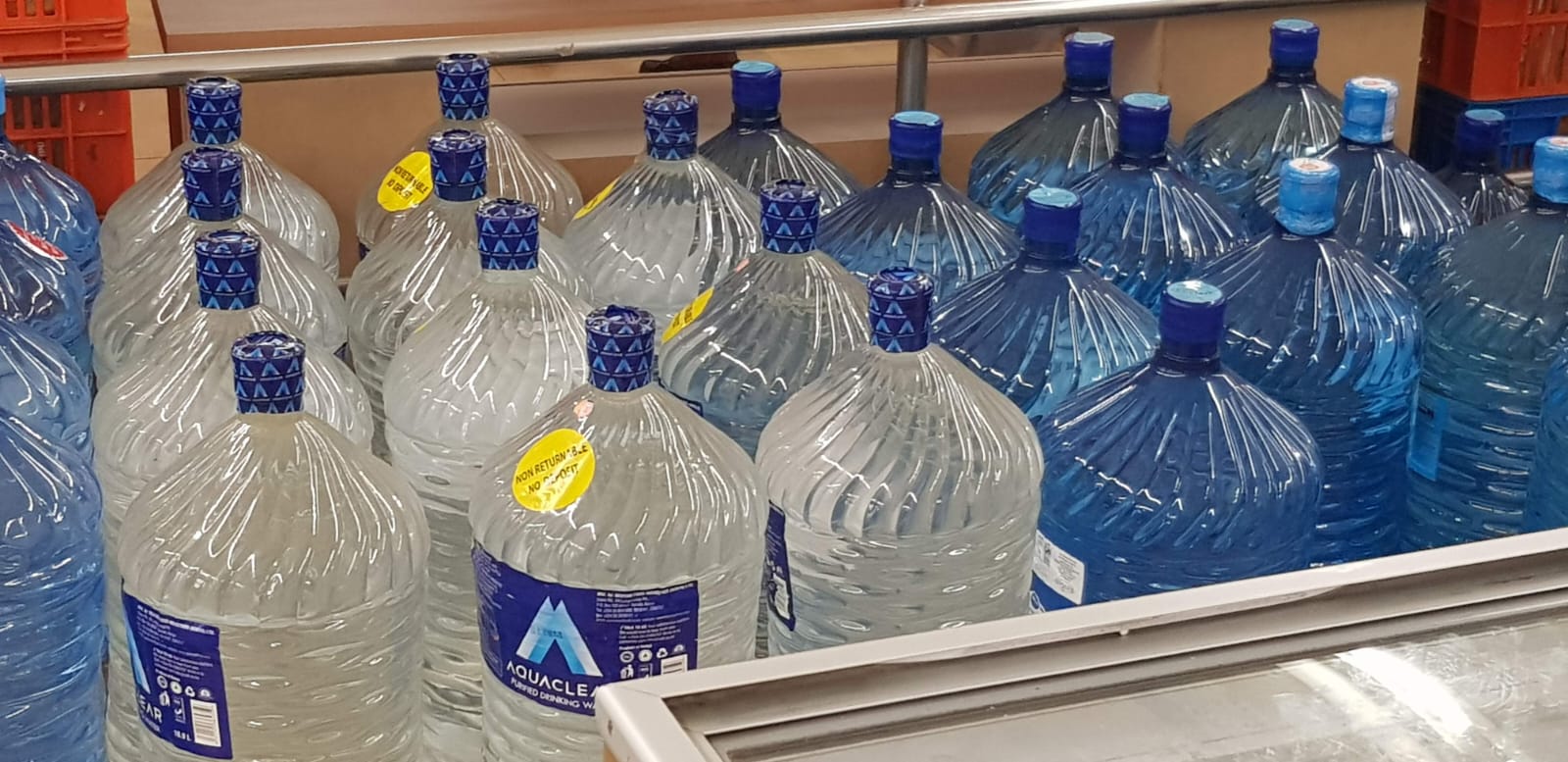 Water bottles